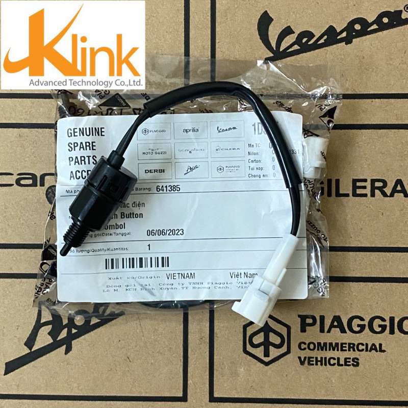 Zip,vespa Lx,Liberty,Sprint,Primavera สวิตซ์มือเบรค (GENUINE), อะไหล่สําหรับ piaggio vespa