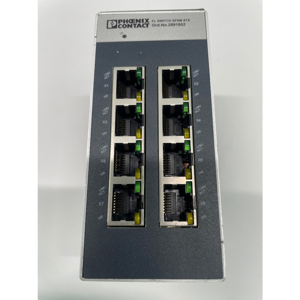 สวิตช์เครือข่ายอุตสาหกรรม 8 พอร์ต 10M/100M, สวิตช์ FL SFNB 8TX