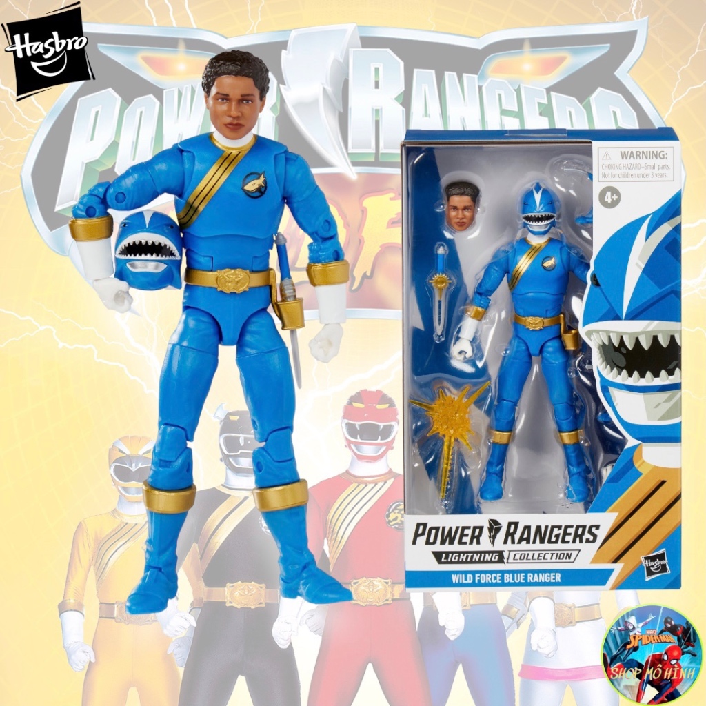 Power Ranger Lightning Collection Wild Force Blue Ranger Hasbro Superman Gao Blue