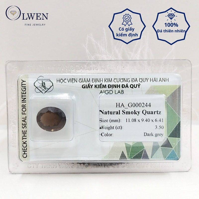 HA_G000244 - Natural Smoky Quartz - Smoky Quartz - 3.50ct