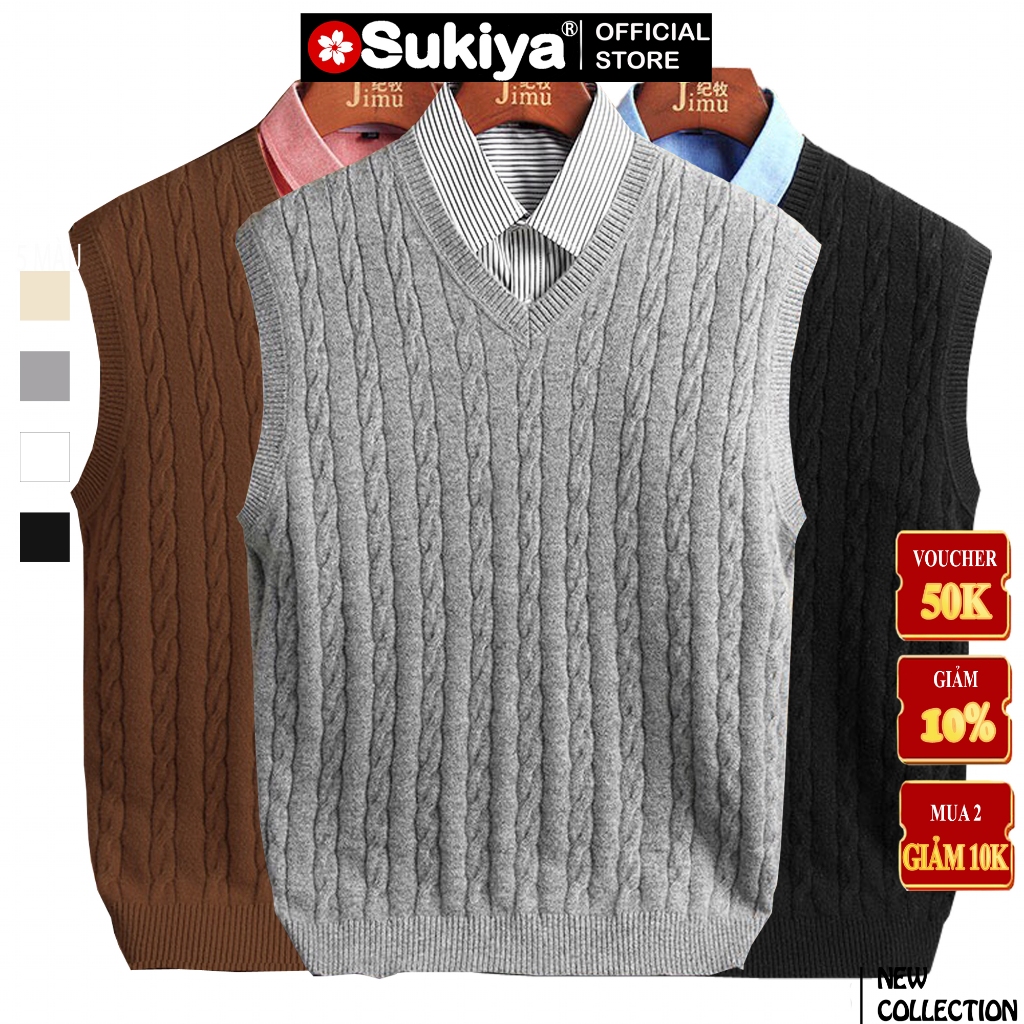 SUKIYA เสื้อกันหนาวผู้ชาย Ghile หนานุ่ม รุ่นใหม่ล่าสุด 2023 AL56