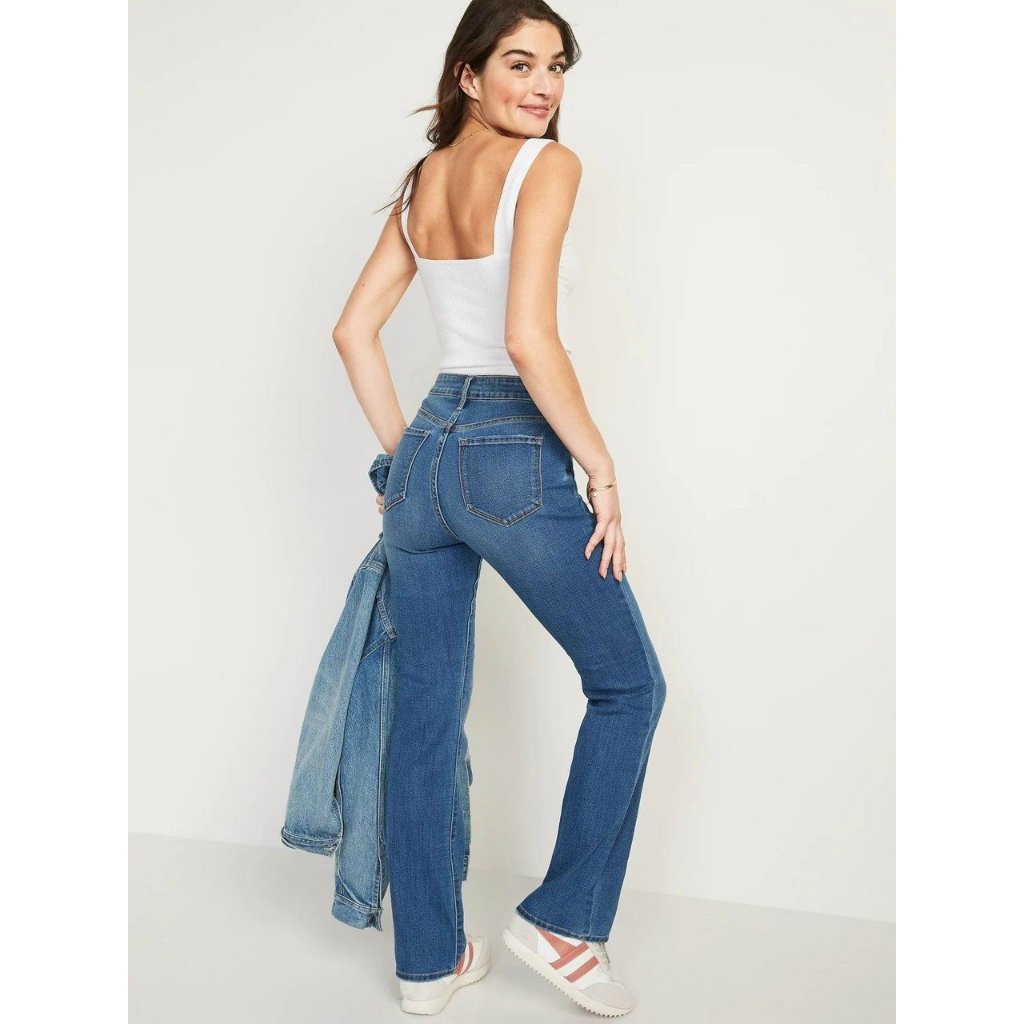 กางเกงยีนส์ขากระบอก Old Navy Super Stretch (มีไซส์ใหญ่)