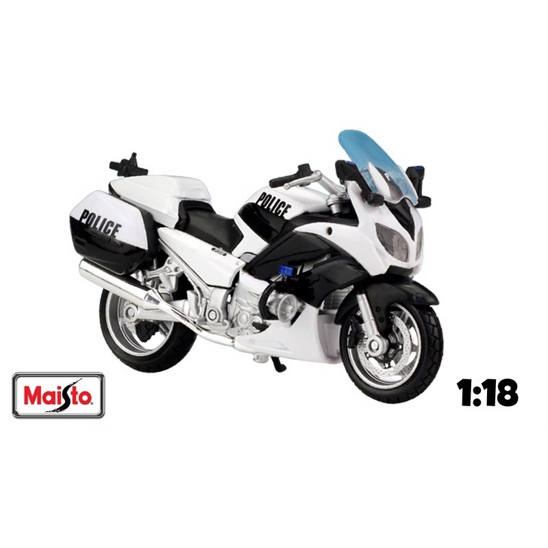 Yamaha FJR 1300 usa โมเดลรถมอเตอร์ไซค์ตํารวจ สเกล 1:18 Maisto MT046