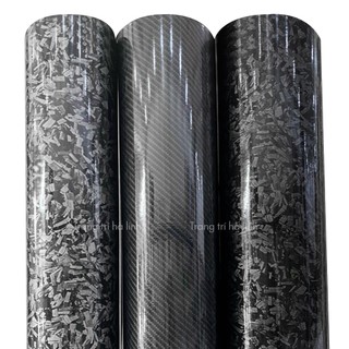 Decal carbon vân đá 5d dán xe, decan vân cacbon dán laptop điện thoại vân bóng nhám mờ