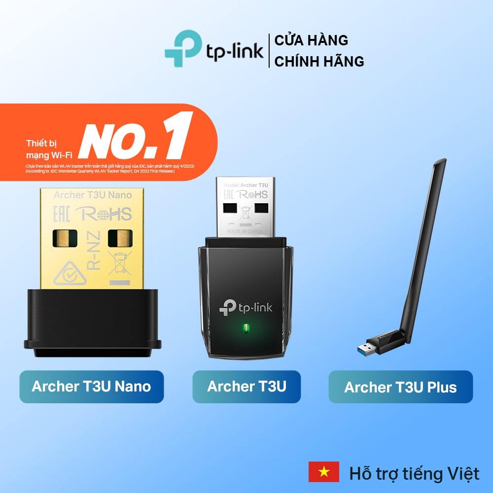 TP-Link Archer T3U / T3U Plus / T3U / T5U Plus Nano AC 1300Mpbs USB Wifi Adapter