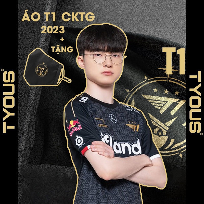 T1 World 2023 Jersey-LCK Spring 2023-LCK Summer 2023-MSI 2023 โดย TIOUS