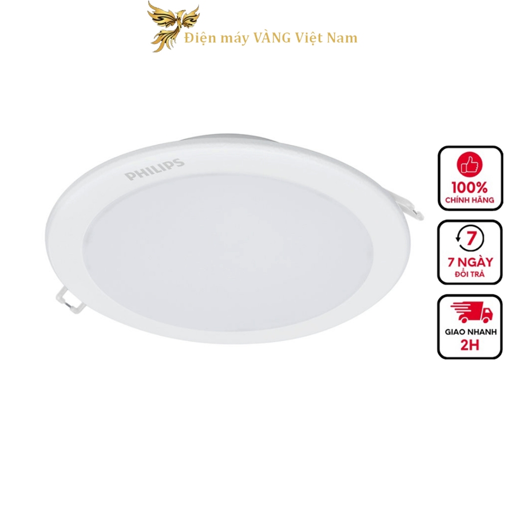 โคมไฟเพดาน Led 10w DN027B LED9/CW D125 RD สีขาว