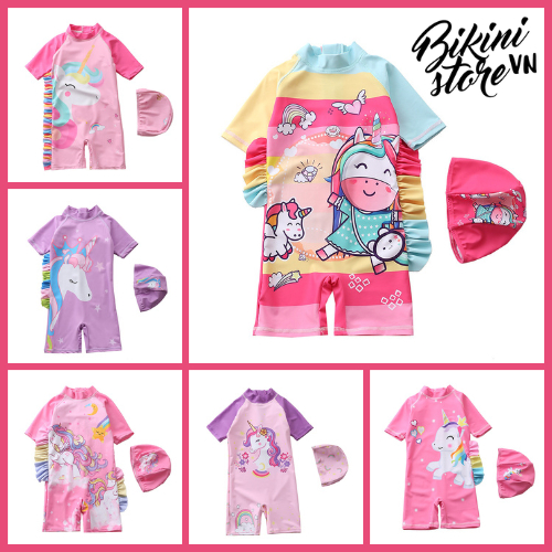 BikiniStoreVn: ชุดว่ายน้ําวันพีซเด็กผู้หญิง BB9 BB10 BB11 BB12 BB13 BB14 - ชุดว่ายน้ําชายหาดสําหรับส