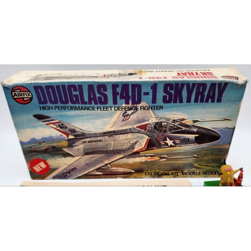 โมเดลทหาร 1: 72 Airfix 1976 อังกฤษ เครื่องบิน Douglas F4D-1 Skyray