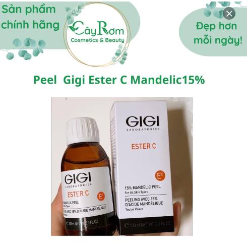 Gigi Ester C 15 %, 13 % สารสกัดจากเปลือก Mandelic ( ขยายเวลา )