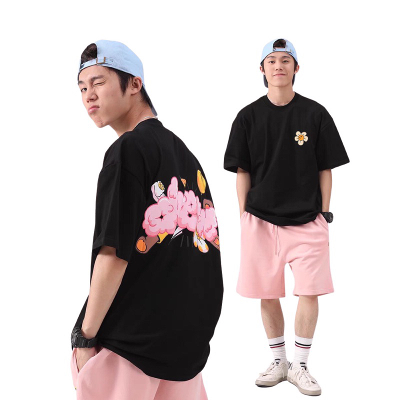 D rew Pattern T-Shirt Hot Trend 2023 Unisex Form Men Women - Full Tag Stamp Pattern T-Shirt