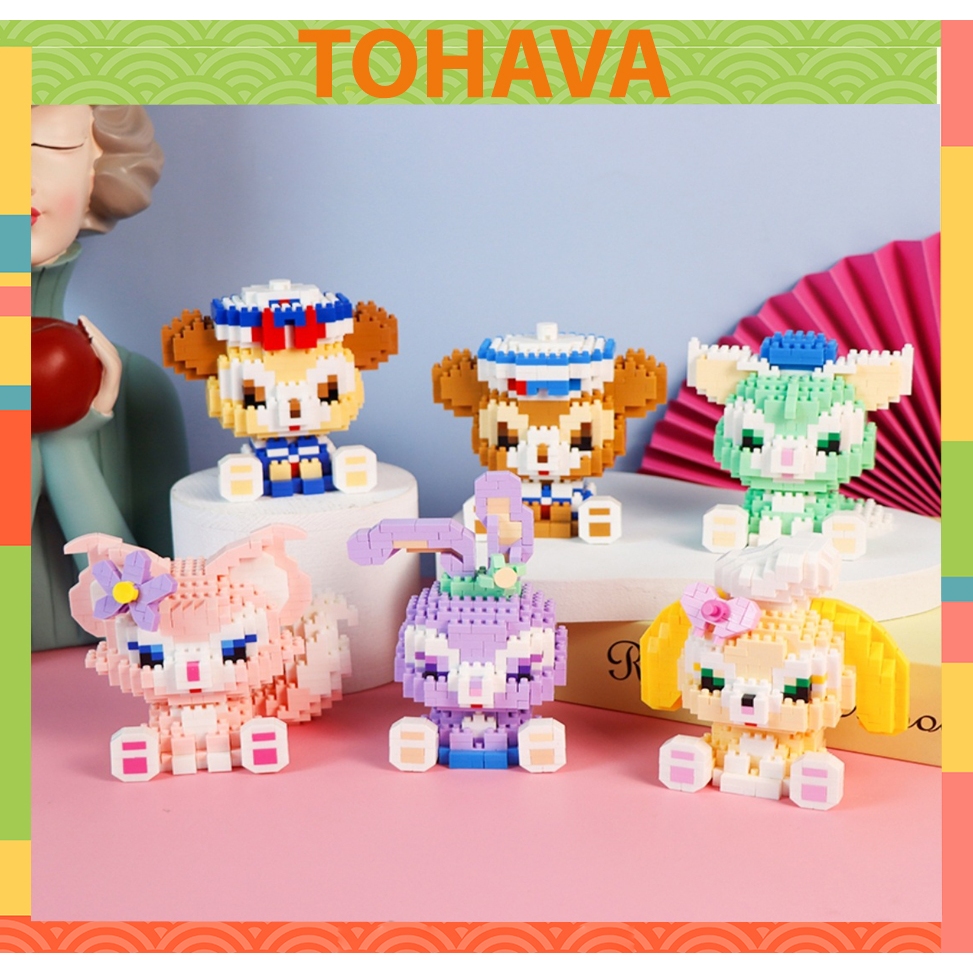 ของเล่นประกอบตัวการ์ตูน Disney 3D Model