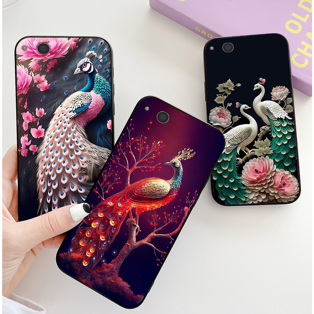 เคส Xiaomi redmi 4a / redmi 5a / redmi 6a / mi 5x พิมพ์ลายนกยูง / เคสสวย