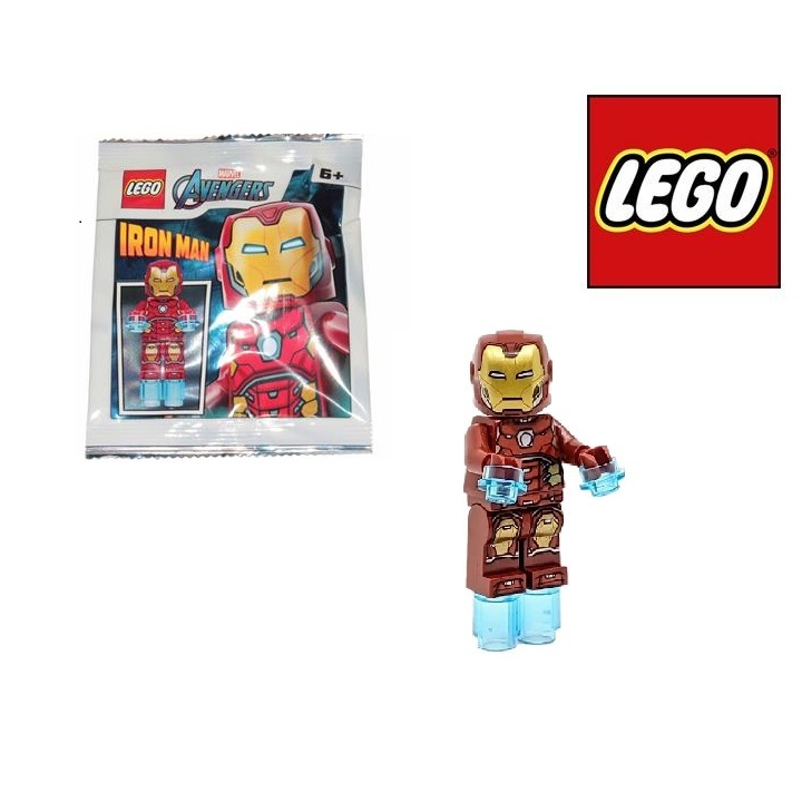 Lego Marvel Iron Man / Ironman แพ ็ คฟอยล ์ - ชุด 242002 - กระเป ๋ าตัวละคร