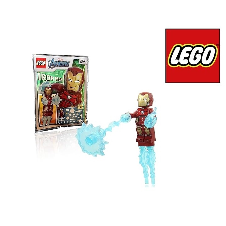 Lego Marvel Iron Man / Ironman แพ ็ คฟอยล ์ - ชุด 242210 - กระเป ๋ าตัวละคร