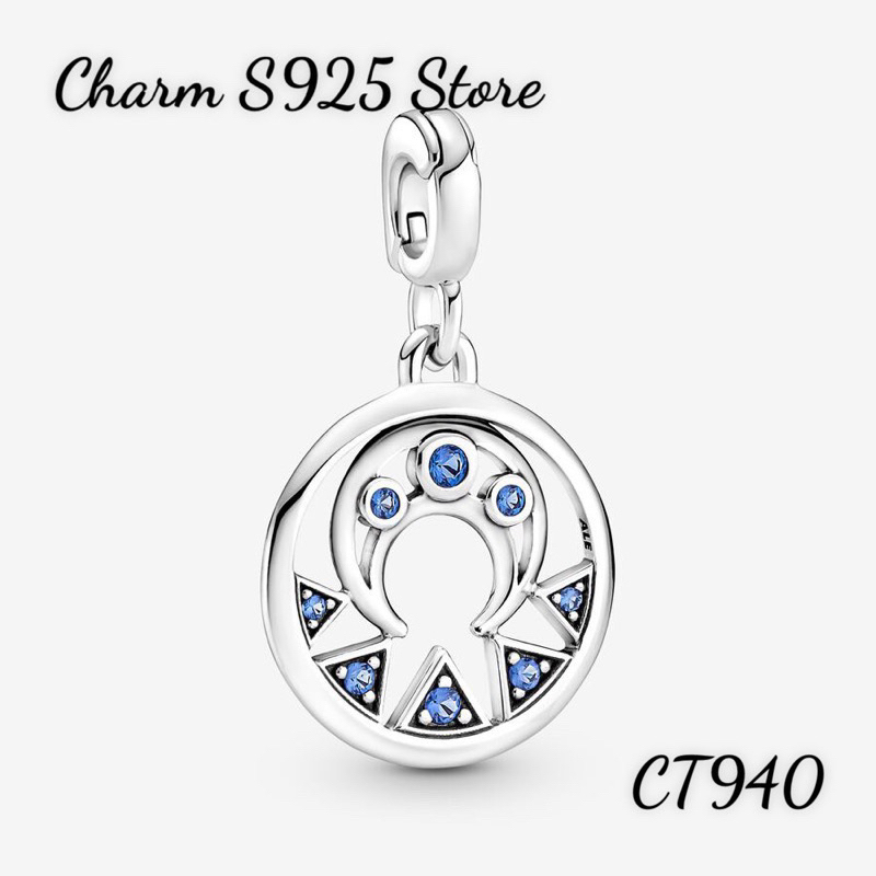 CHARM PAN ME ALE MIX MOON SHAPE ME BRACELET PURE S925 SILVER PREMIUM GOODS