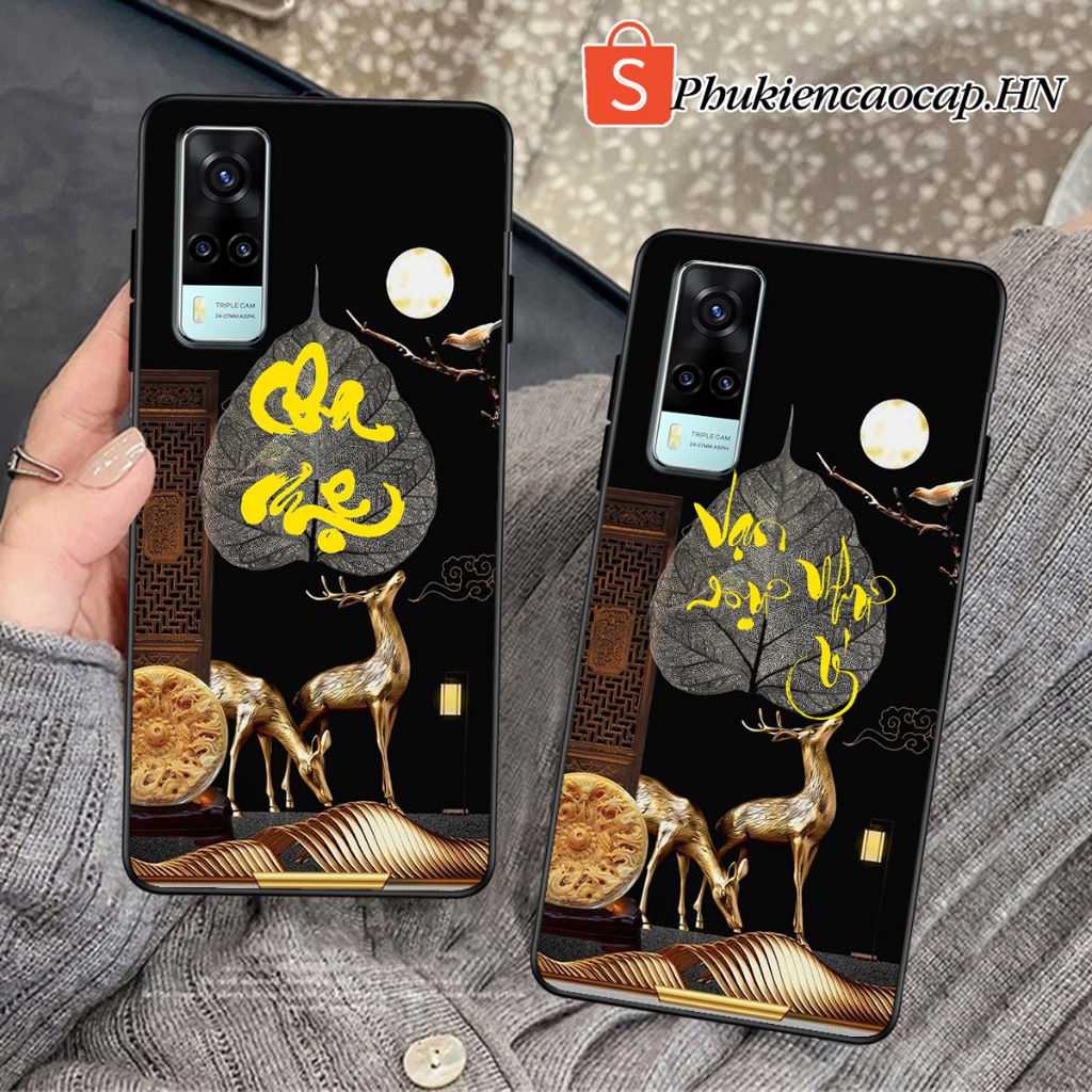 เคส Vivo Y51 2020 - Y53s - เคส Vivo พิมพ์ลายการประดิษฐ์ตัวอักษรนําโชค