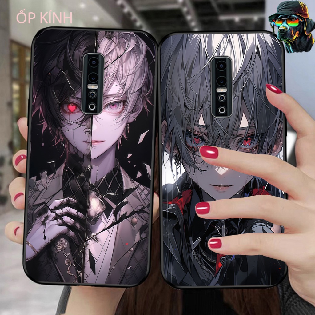 เคสโทรศัพท์กระจก Vivo v17 / vivo v17 pro พร้อมพิมพ์อนิเมะชาย kaneki