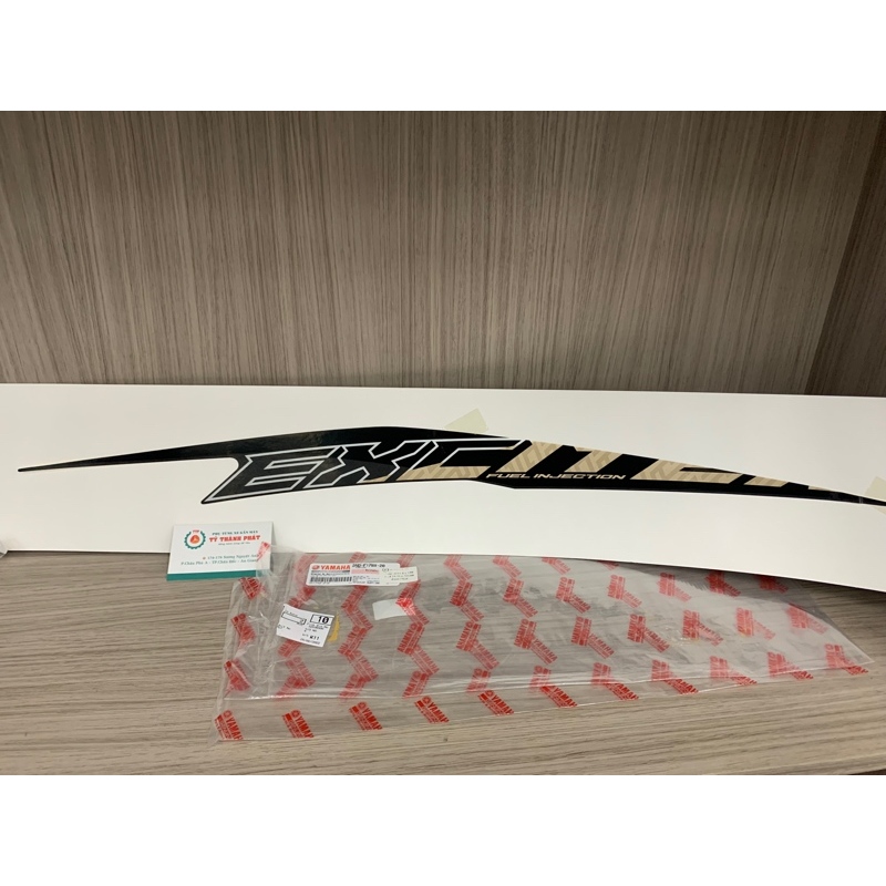 สติ๊กเกอร์ข้าง Ex 150 Led รุ่น 20 สีดําด้าน ล่างขวา (Matte Black Car) 2NDU (1 ชิ้น)