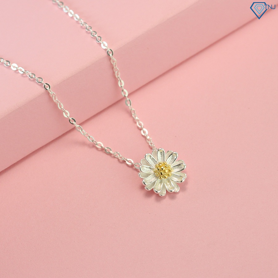 สร้อยคอเงินผู้หญิงโซ่เบญจมาศ DCN0493 - TNJ Jewelry