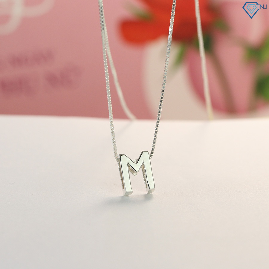 สร้อยคอผู้หญิงรูปตัว M หรูหรา DCN0411 - TNJ Jewelry