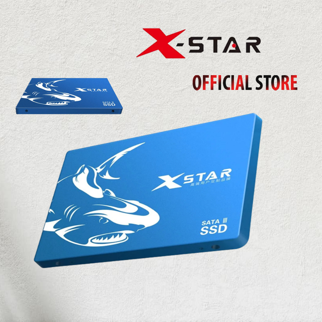 Xstar SSD ฮาร์ดไดรฟ์ 128GB/256GB/ 512GB SATA3 ไดรฟ์ 2.5 นิ้วอ่านลําดับ 550MB/s 36 เดือน