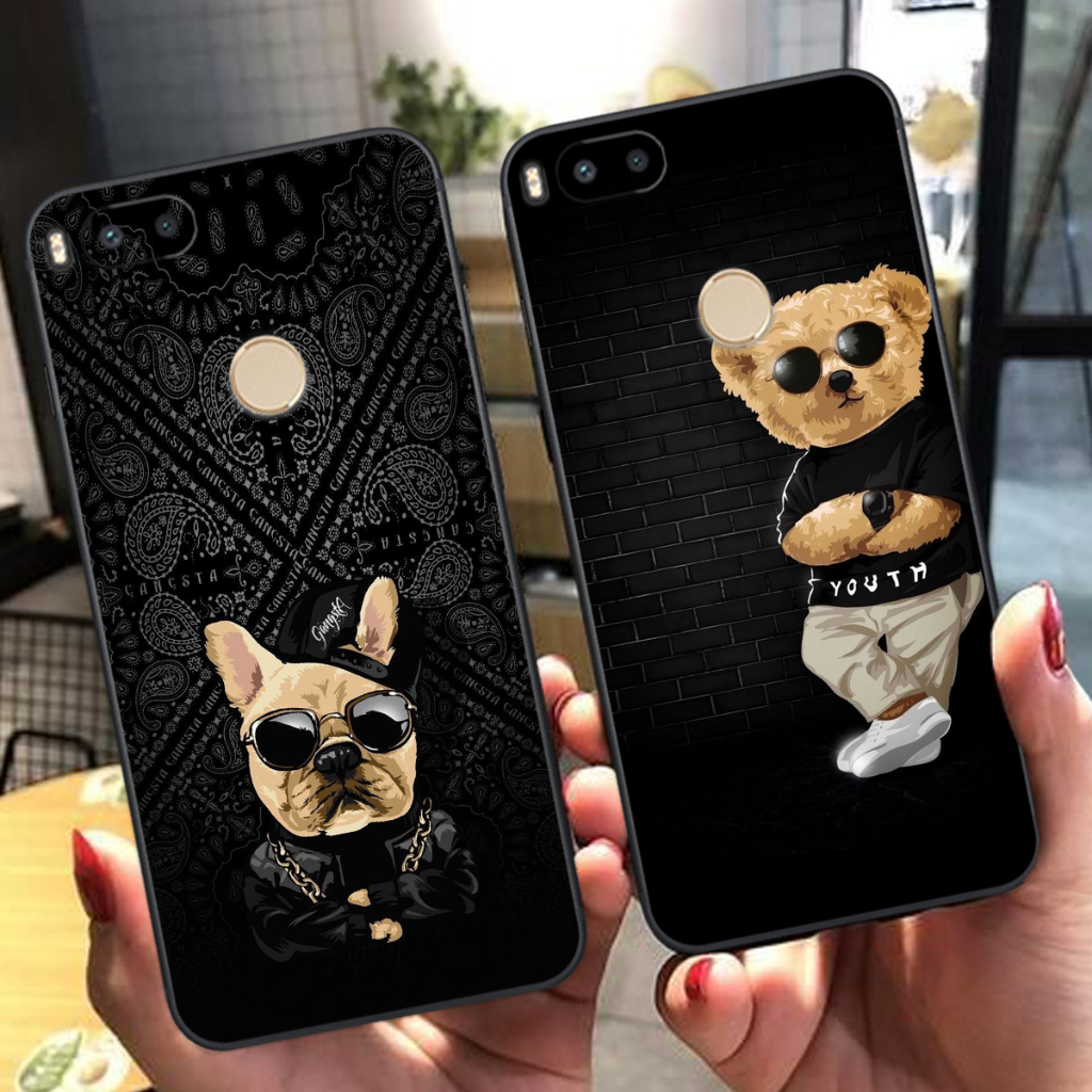 เคส Xiaomi Mi A1 / MI 5X / MI 8 LITE การ์ตูนน่ารักและน่ารัก ราคาถูก ขอบสี่เหลี่ยม