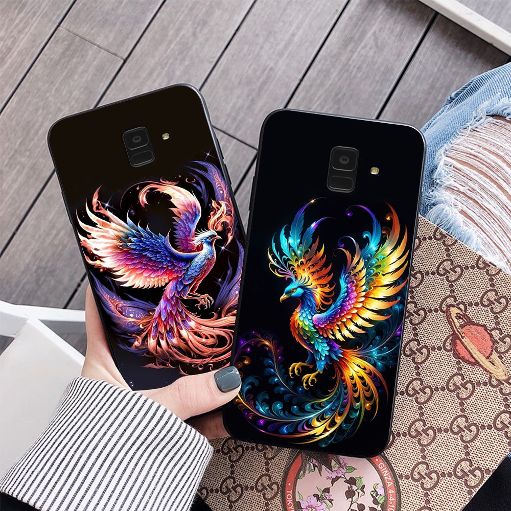 เคส Samsung a6 2018 / ss a6 plus / s j8 พร ้ อมพิมพ ์ Phoenix สุดสวย