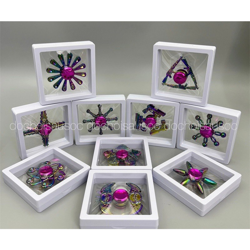 [METAL SPINER] สังกะสีอัลลอยด์ Fidget Spinner ของเล่นคลายเครียดอินฟินิตี้