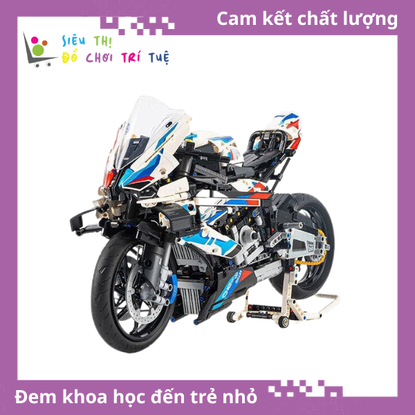 Bmw M1000rr Technic Car Model 1:5 Scale ประกอบของเล่น 1920 ชิ้นช่วยพัฒนาสติปัญญา Sieuthidochoitudeue
