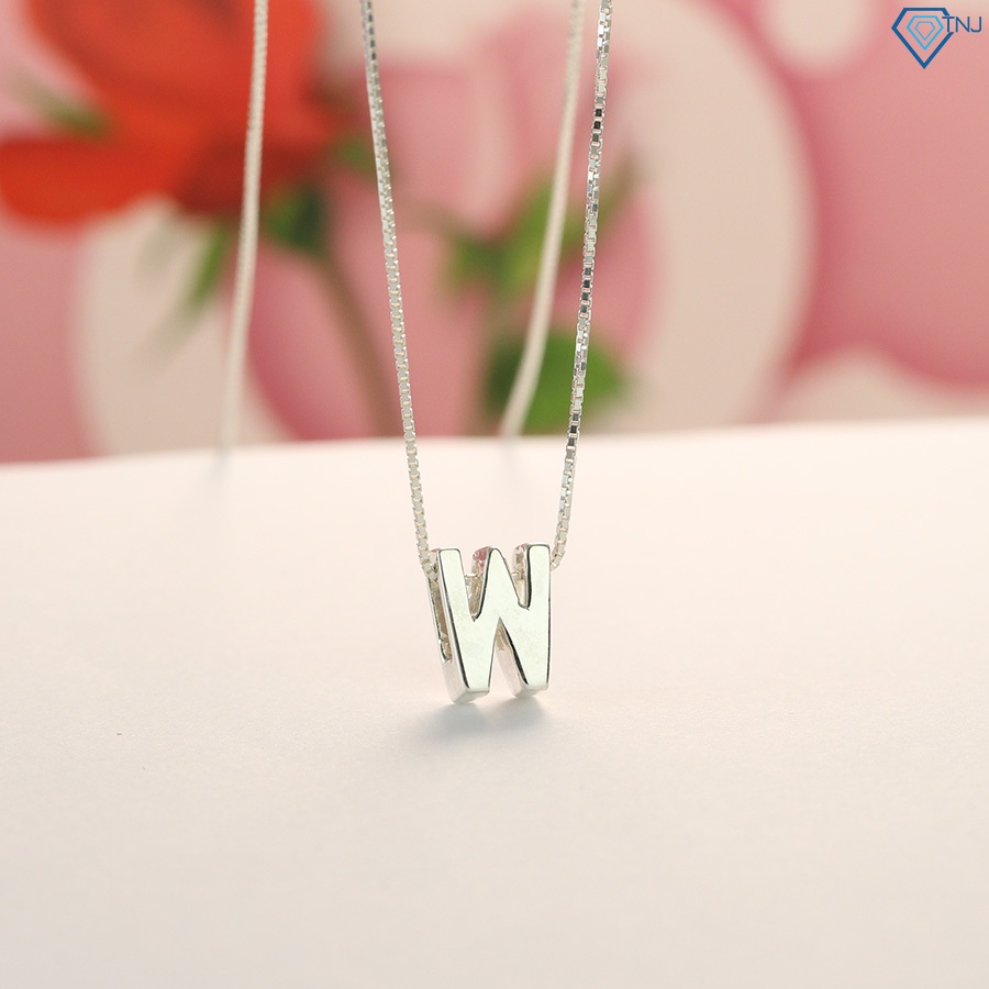 สร้อยคอผู้หญิงรูปตัว W หรูหรา DCN0409 - TNJ Jewelry