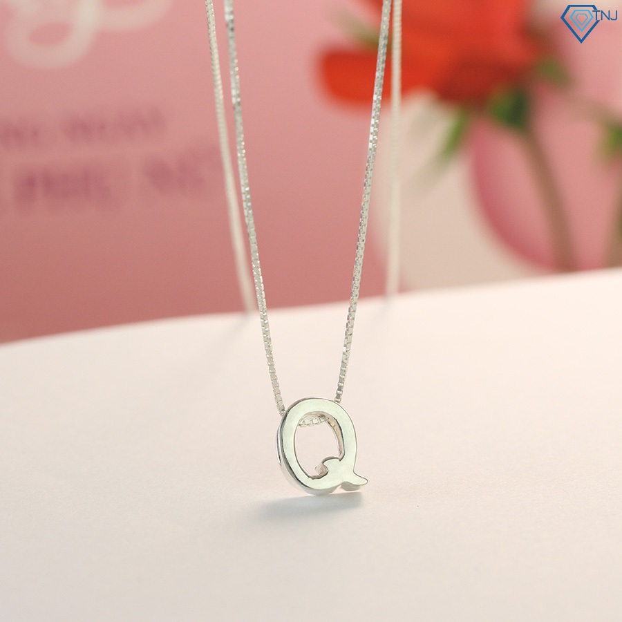 สร้อยคอผู้หญิงรูปตัว Q หรูหรา DCN0403 - TNJ Jewelry