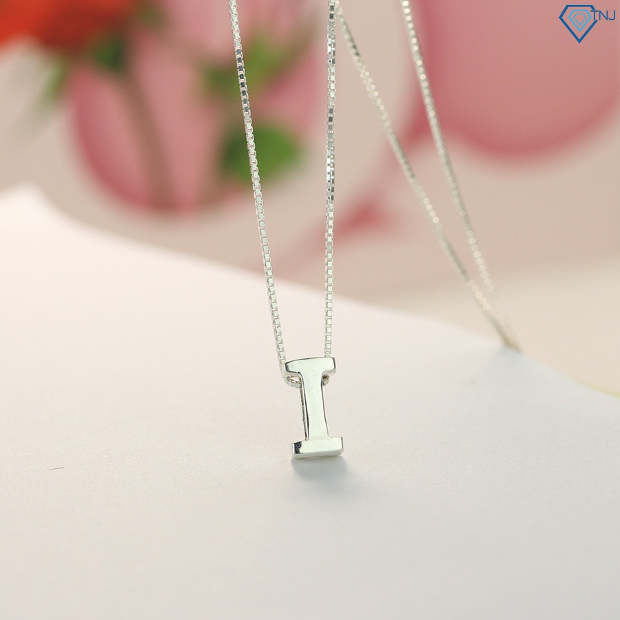 สร้อยคอผู้หญิงรูปตัว I หรูหรา DCN0396 - TNJ Jewelry