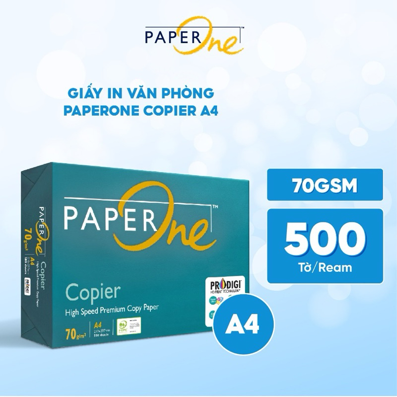 กระดาษ A4 One 70แกรม (500 แผ่น)