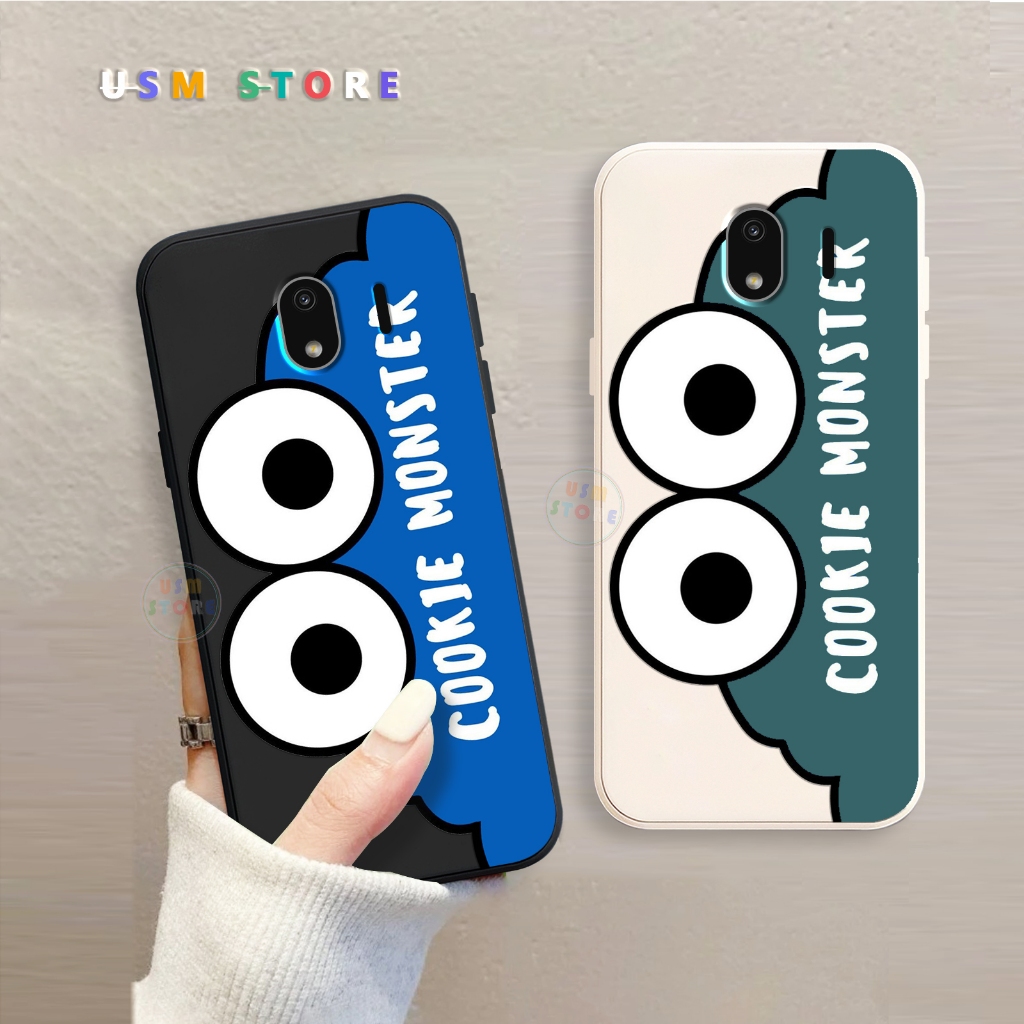 Samsung J4 / J2 Pro / J2 Core / J250F / J2 2018 Case, ยืดหยุ ่ น TPU, Cookie Monster Monster
