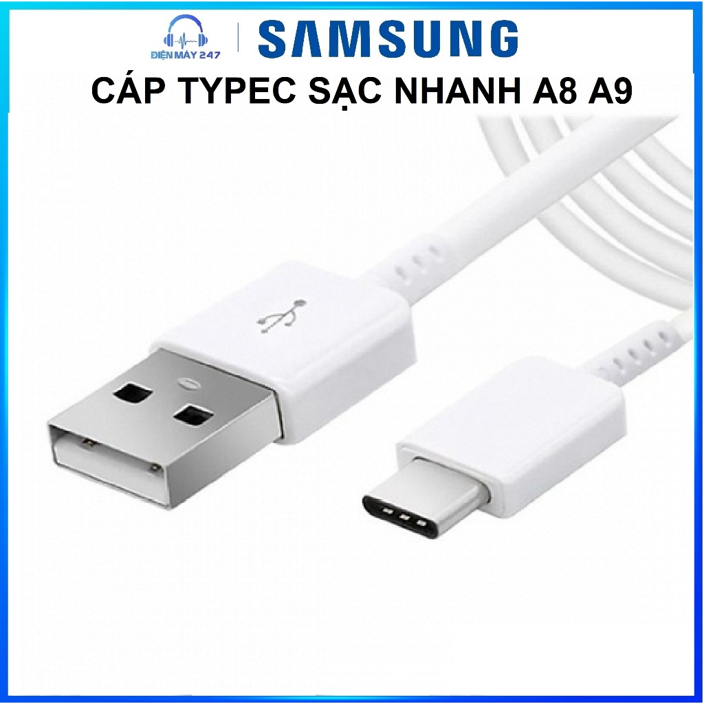 สายชาร์จเร็ว USB Samsung Galaxy A8, A9 Plus - TYPEC