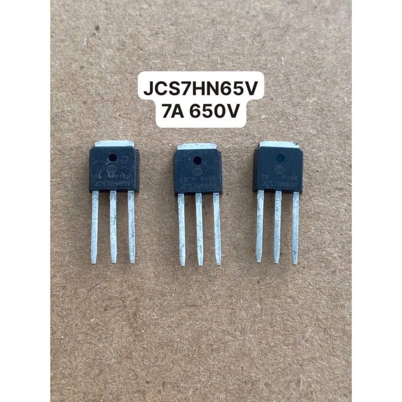 (5con)ของแท้ใหม่ N-channel Mosfet JCS7HN65V 7A 650V