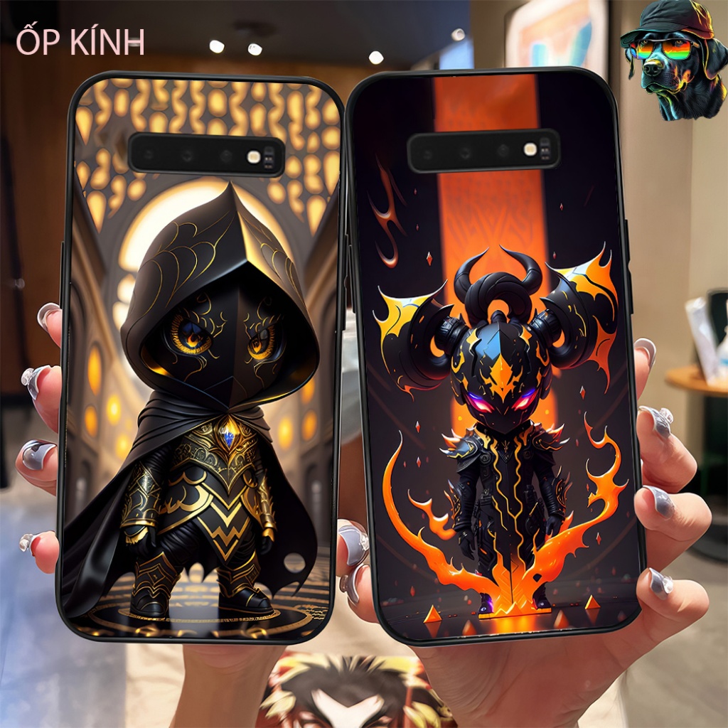 Samsung s10 / ss s10 5g / ss s10 plus / ss s10+ เคสโทรศัพท์แก้ว ชุดเคสสุดเท่ vip อันทรงพลัง