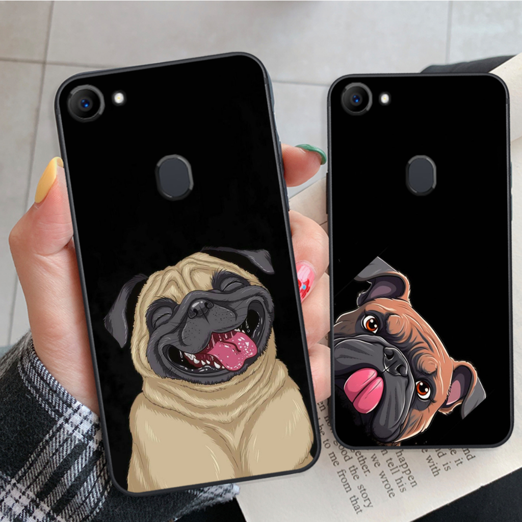 เคสการ์ตูนน่ารักและน่ารักสําหรับ Oppo F5 / F5 Youth / F7 / F7 Youth ขอบสี่เหลี่ยม