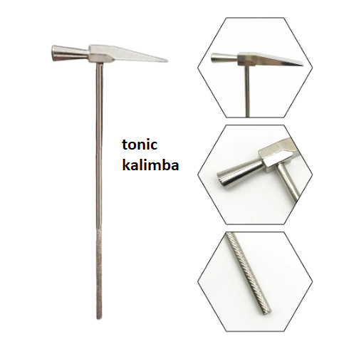 TUNER HAMMER SOUND ADJUSTMENT TOOL สําหรับ HAND-HELD KALIMBA THUMP PIANO LEGO - สแตนเลส