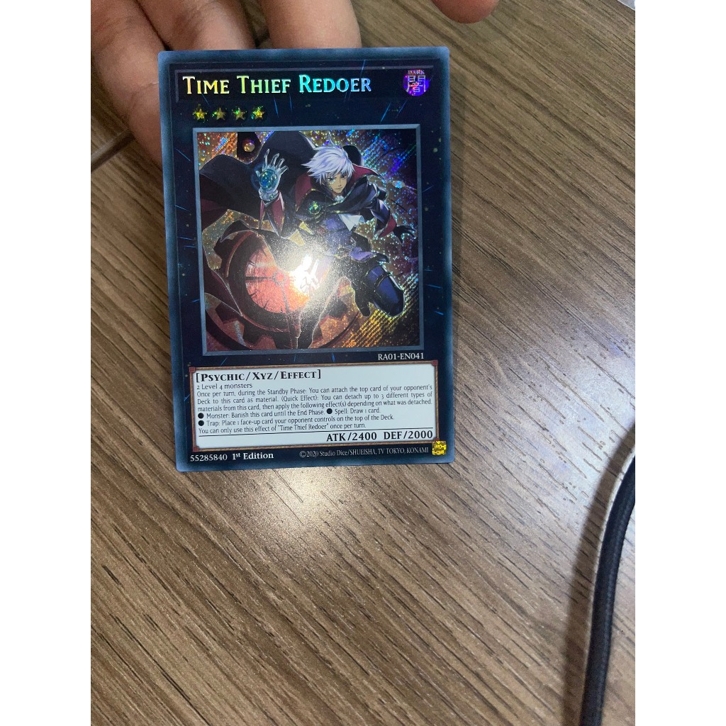 การ์ด Yugioh [TCG - UK]: Time Thief Redoer - RA01-EN041 - Secret Rare