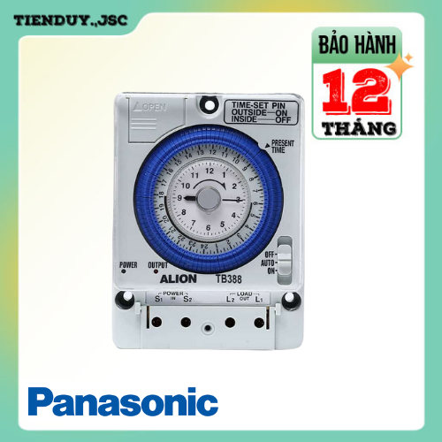 24h Timer, Timer, Real-Time Relay Time Switch TB388 TB388K Panasonic