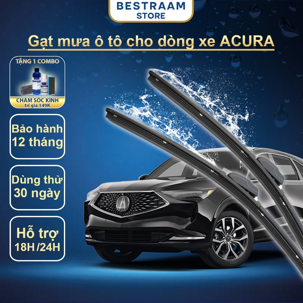 ที่ปัดน้ําฝนรถยนต์ Bestraam เหมาะสําหรับที่ปัดน้ําฝนรถยนต์ ACURA สําหรับรถยนต์ MDX และ ZDX
