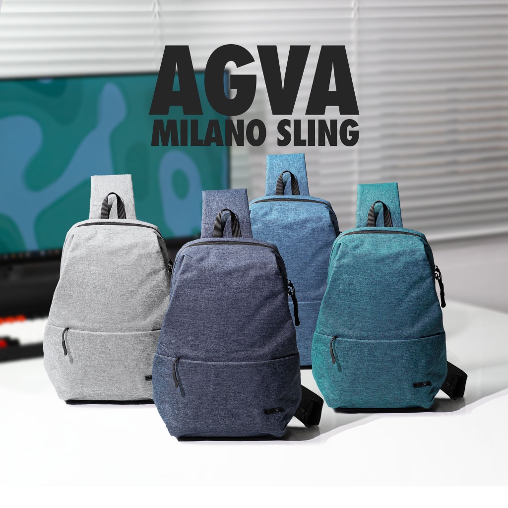 Agva Milano One Strap Men And Women Cross-body Bag 8 ' ' 'Elegant และหรูหรานําเข ้ าของแท ้ - Backpackcenter