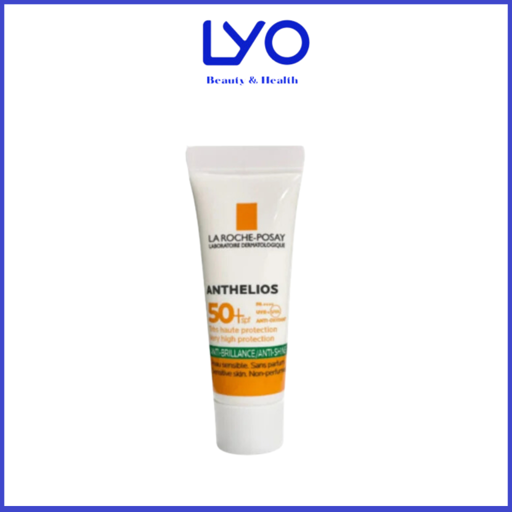 ลาโรช โพเซย ์ ซันครีม - Colorless Mini 3ml | Anthelios Anti-Shine Dry Touch Gel Cream - SPF 50 + | ลีโย ร ้ านค ้ า