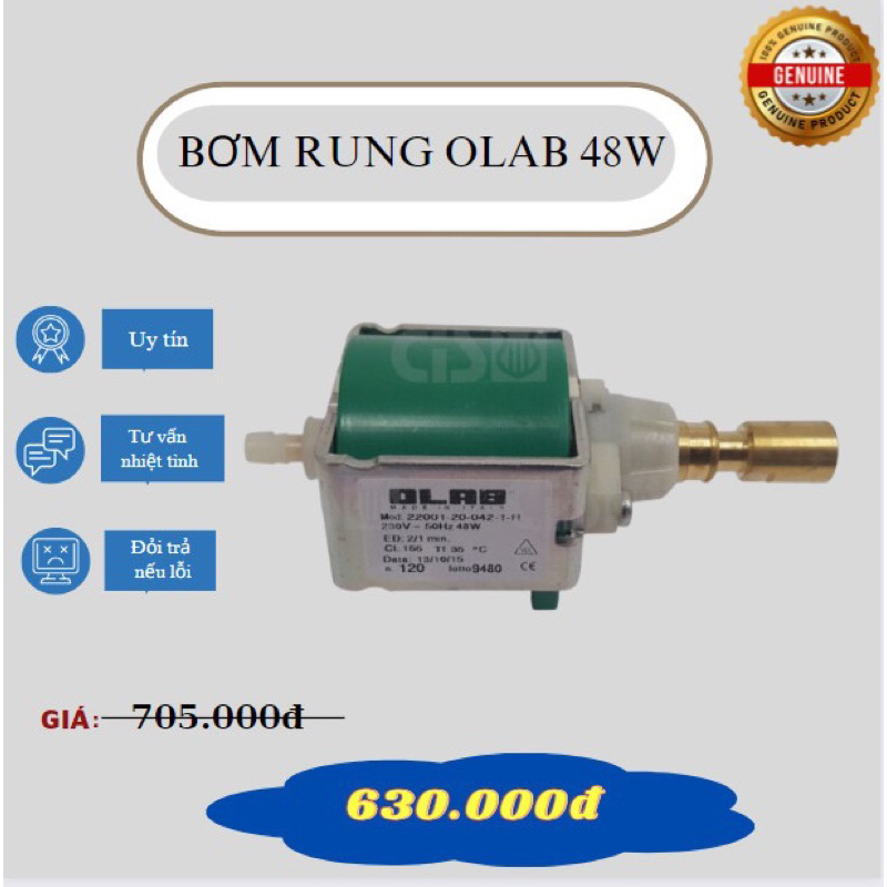 OLAB 48W VIBRATING PUMP CAFE MAKER