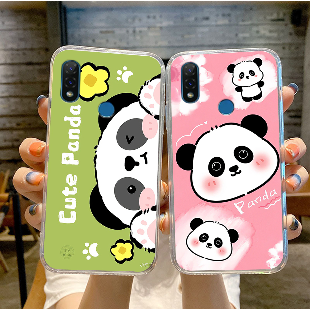เคส Vsmart Star 3 / vsmart Star 4 พิมพ์ลายแพนด้า ชุด 2 ชิ้น