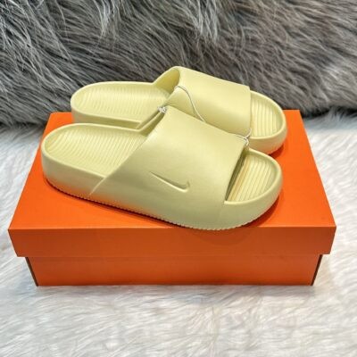 Carm Slide Nike-Calm Slide Sandals สายแนวนอนแฟชั ่ นสําหรับทั ้ งชายและหญิงรุ ่ นล ่ าสุด 2023