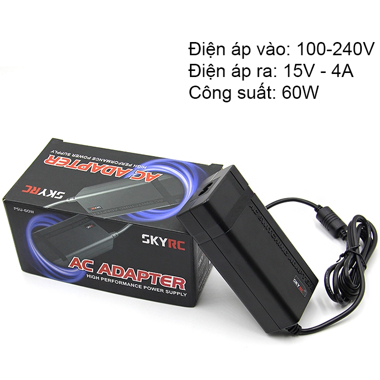 SKYRC อะแดปเตอร์ 15V 4A ของแท้สําหรับ Imax B6/ B6 Mini
