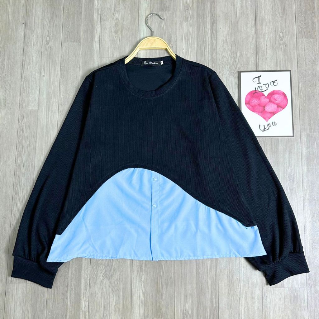 เสื้อเชิ้ตผ้า ghile ขนาดใหญ่ของผู้หญิงแขนยาวและชายเสื้อเทรนด์สุดฮอตแฟชั่นคอกลมผ้ายางยืดจั๊มผสมนุ่มหรูหรา SM48